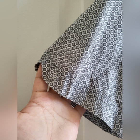 Zachary Prell Modern Mosiac Geometric Print Button Down Shirt - Picture 9 of 12